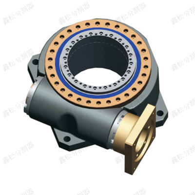 鑫松GH系列重载中空平台凸轮滚子结构大口径转台最大负载6吨